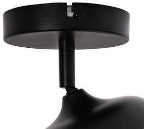 Design spotlámpa fekete arannyal és füstüveggel - Kyan