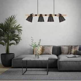 Brilo - Csillár zsinóron TALLE 4xE27/40W/230V