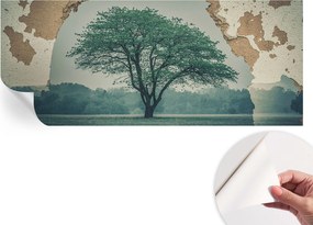 Modern öntapadós fotótapéta falra Magányos fa 250x104 cm