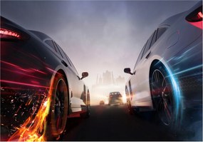 Fotótapéta Éjszakai versenyek Need for Speed városdinamika 460x300 vinil +ragasztó