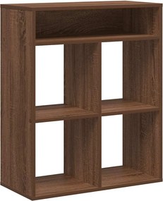 vidaXL könyvszekrény barna tölgy 66x31x80 cm szerelt fa