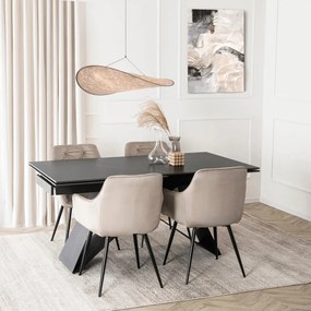 Bézs Bársony Étkezőszék. MODESTO