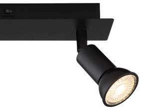 Globo 57998-2 - Spotlámpa DREW 2xGU10/35W/230V fekete