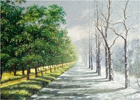 Kép - Tél versus nyár (70x50 cm)