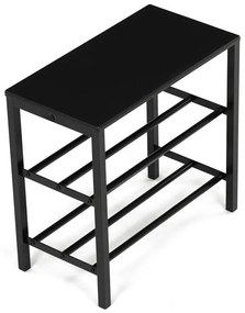 Fekete Fém Cipős Szekrény. 83168-42 BK