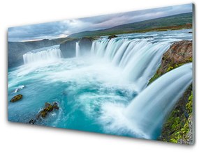 Akril üveg kép vízesés Természet 100x50 cm