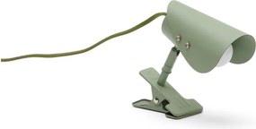 Zöld fém asztali lámpa csiptetővel (magasság 16 cm) Jula – Kave Home