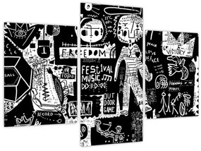 Kép - Graffiti (90x60 cm)