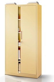 Nagyméretű polcos szekrény JAN H, 900 x 1950 x 400 mm, Fresh Style: bézs