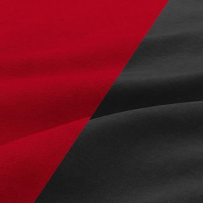 Sony kanapé, szövet anyag, hab töltet, fekete - piros