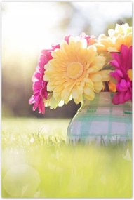 Poszterek 80x120 Virågcsokor a réten