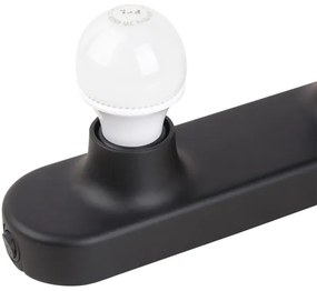 ONLI - Fali lámpa HOLLYWOOD 5xE14/6W/230V fekete