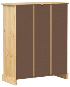 Corona tömör fenyőfa cipőszekrény 86 x 38,5 x 108 cm