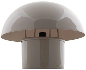 Szürke asztali lámpa fém búrával (magasság 25 cm) Fat Mushroom – Leitmotiv