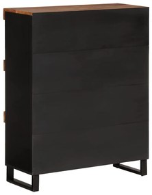 Tömör akácfa tálalószekrény 85 x 33 x 107 cm