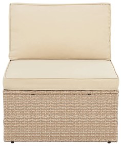 Juskys Rattan összetétel Salou - krém