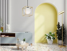 MORETTI MO8647 CUBE ARANY Színű Függeszték 1xE27 60W IP20
