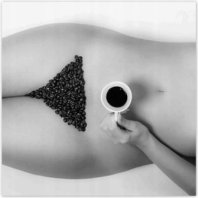Poszterek 140x140 Reggeli kávé, mint a tejszín