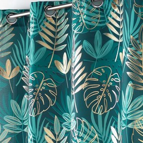 Zöld függöny 140x260 cm Ornella – douceur d'intérieur