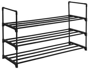 Cipőtároló ALVORO fekete