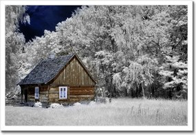 Poszterek keretben 60x40 Rönkház