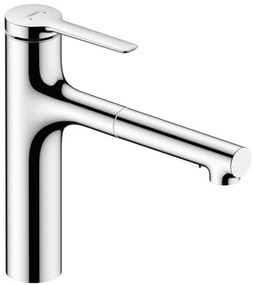 Mosogató csaptelep Hansgrohe Zesis kihúzható zuhannyal, 2 áram króm 74804000