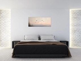 Kép - Madárcsapat (120x50 cm)