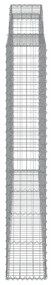 íves horganyzott vas gabion kosár 300 x 30 x 180/200 cm