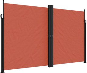vidaXL terrakotta behúzható oldalsó napellenző 200 x 600 cm