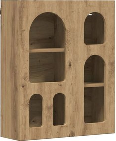 vidaXL Függő szekrény Artisan tölgy 59 x 20 x 71.5 cm Faanyag