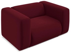 Borvörös bársony fotel Ekahi – Makamii