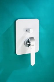 Falsík Alatti Csaptelep Kapcsolóval Króm/fehér