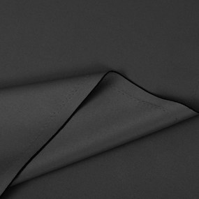 Goldea sötétítő függöny szövet blackout szatén fényű - sötétszürke 320 cm