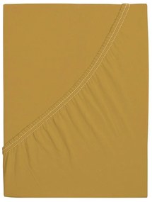 4Home Ideál jersey lepedő mustár, 100 x 200 cm, 100 x 200 cm