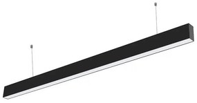 LED Csillár zsinóron SAMSUNG CHIP LED/40W/230V 6400K fekete