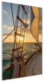 Akrilüveg fotó Yacht a tengeren oav-166132688