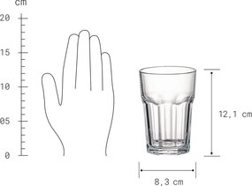 GIBRALTAR üvegpohár 300ml