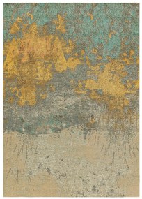 Lapos szőttes szőnyeg Frencie bézs/kék 300x400 cm