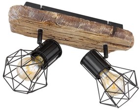 Globo 54017W-2 - PRISKA 2xE27/60W/230V spotlámpa