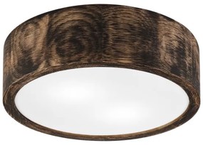 Fürdőszobai mennyezeti lámpa OAK SMOKY 2xE27/15W IP54, 27,5 cm, tölgy/barna