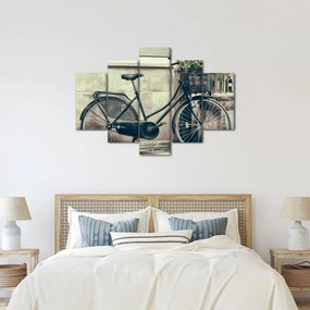 Kép - Vintage kör virágokkal (150x105 cm)