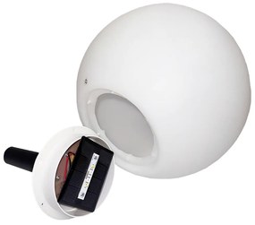 Kültéri lámpa fehér 25 cm LED-del IP44 napelemes RGBW - Ludger