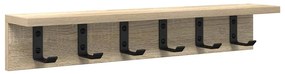 Fali Kabáthorog sonoma tölgy 60 x 10.5 x 10.5 cm Faanyag