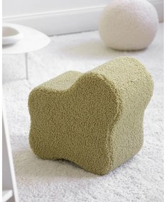 Zöld buklé gyerek puff Cloud – Wigiwama