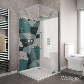 Wallplex fürdőszobai dekorpanel Abstract geometric (Méret: 1db 120x200cm 94.980Ft)