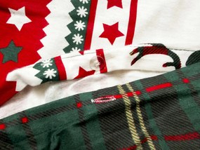 Flanel ágynemű FJORDEN zöld Ágyneműhuzat mérete: 70 x 90 cm | 140 x 200 cm