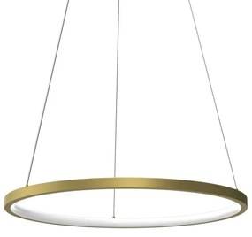 LED Csillár zsinóron HOOP LED/27W/230V átm. 50 cm 4000K arany