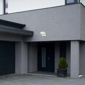 Rabalux 77120 -LED Kültéri fali lámpa érzékelővel BATIDA LED/9W/230V IP54 fehér