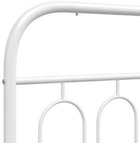 fehér fém fejtámla 183 cm