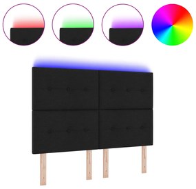 LED Fejtámla Fekete 72 cm Szövet